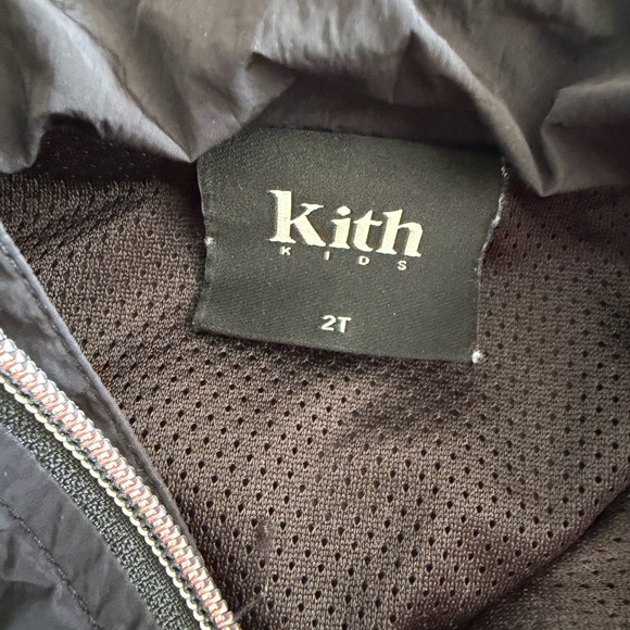 Kith Kids Black Mesh windbreaker set Jacket shorts - Picture 2 of 4